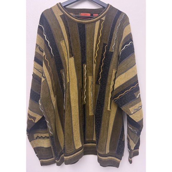 Styled In Simplicity Other - Vintage‎ 90's Men's J. Simon 3XL Coogie Style Earth tone Sweater
